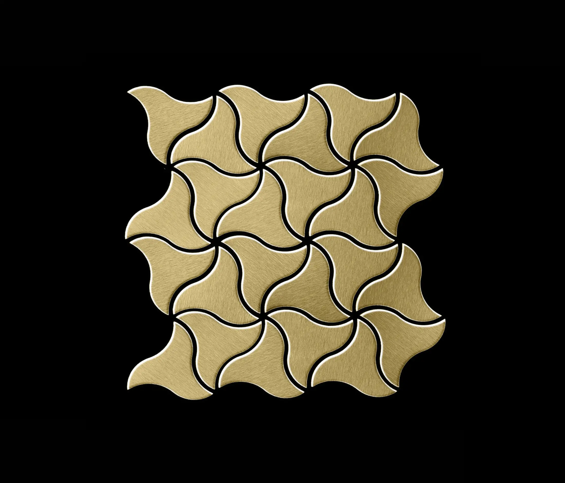 Alloy - Ninja Titanium Gold Brushed Tiles