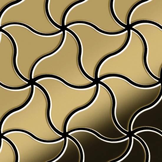 Mostrar el producto Ninja Titanium Gold Mirror Tiles del fabricante Alloy