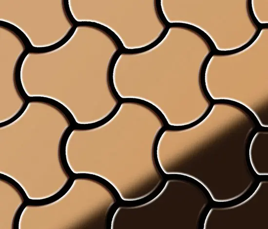 Alloy - Ubiquity Titanium Amber Mirror Tiles