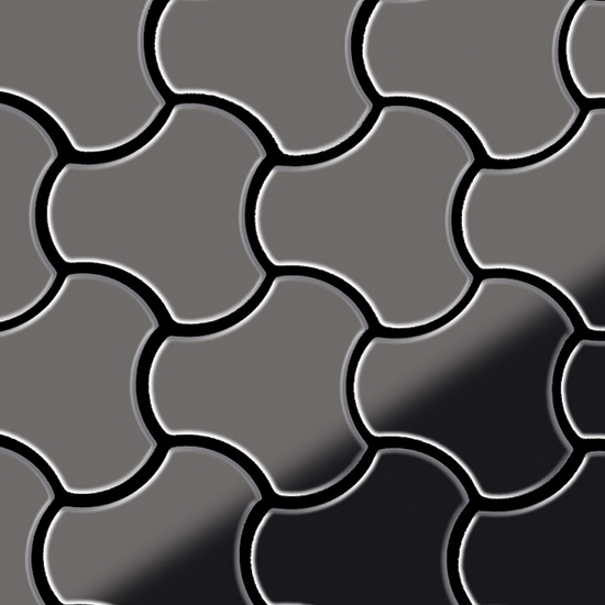 Ubiquity Titanium Smoke Mirror Tiles