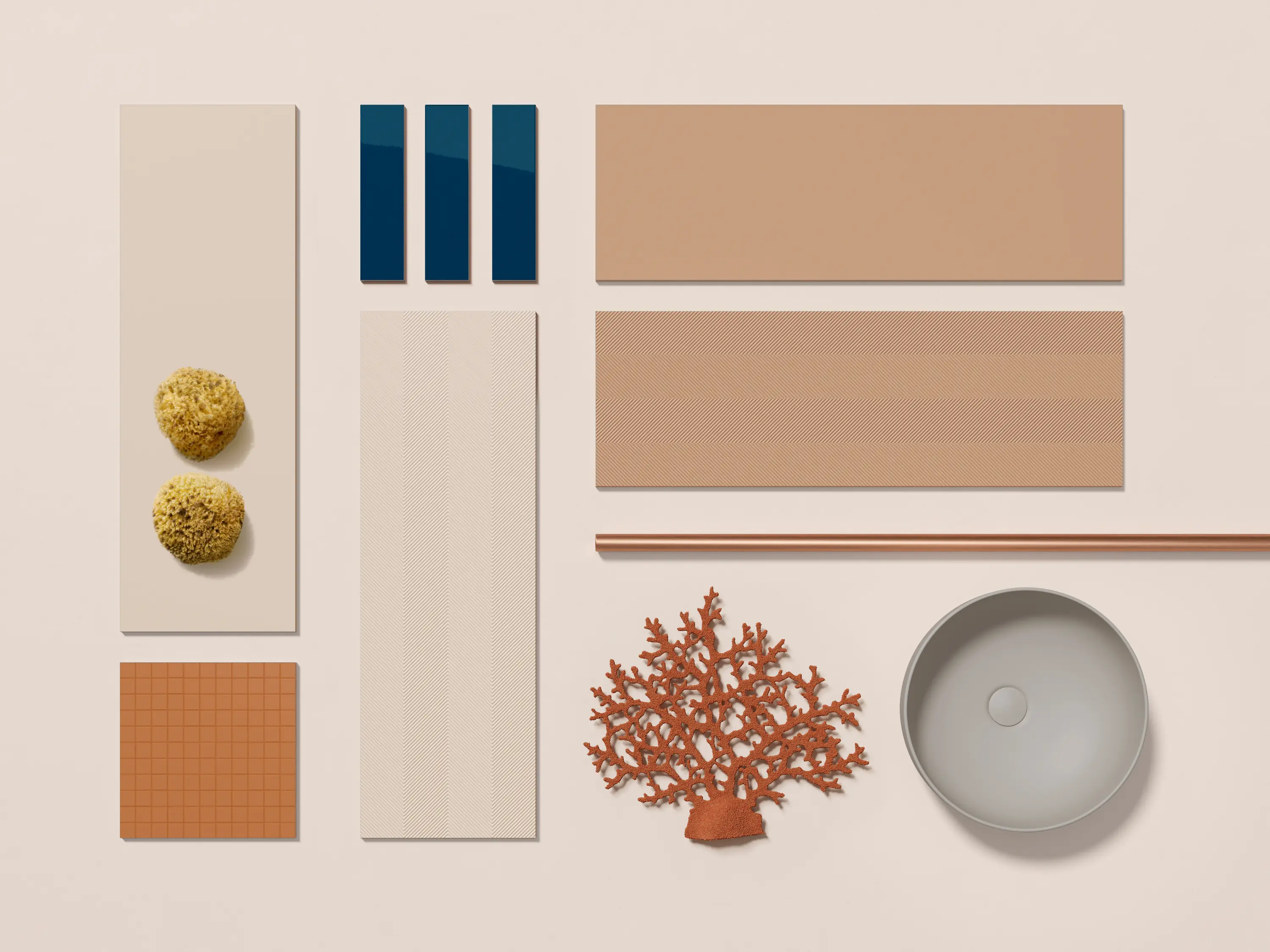 VitrA Bathrooms - mode 2.5x2.5 Mode Tile Stone Grey Matt