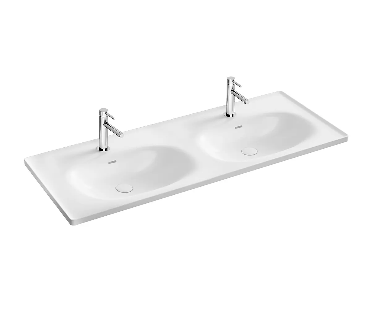 VitrA Bathrooms - Equal Double Vanity Washbasin