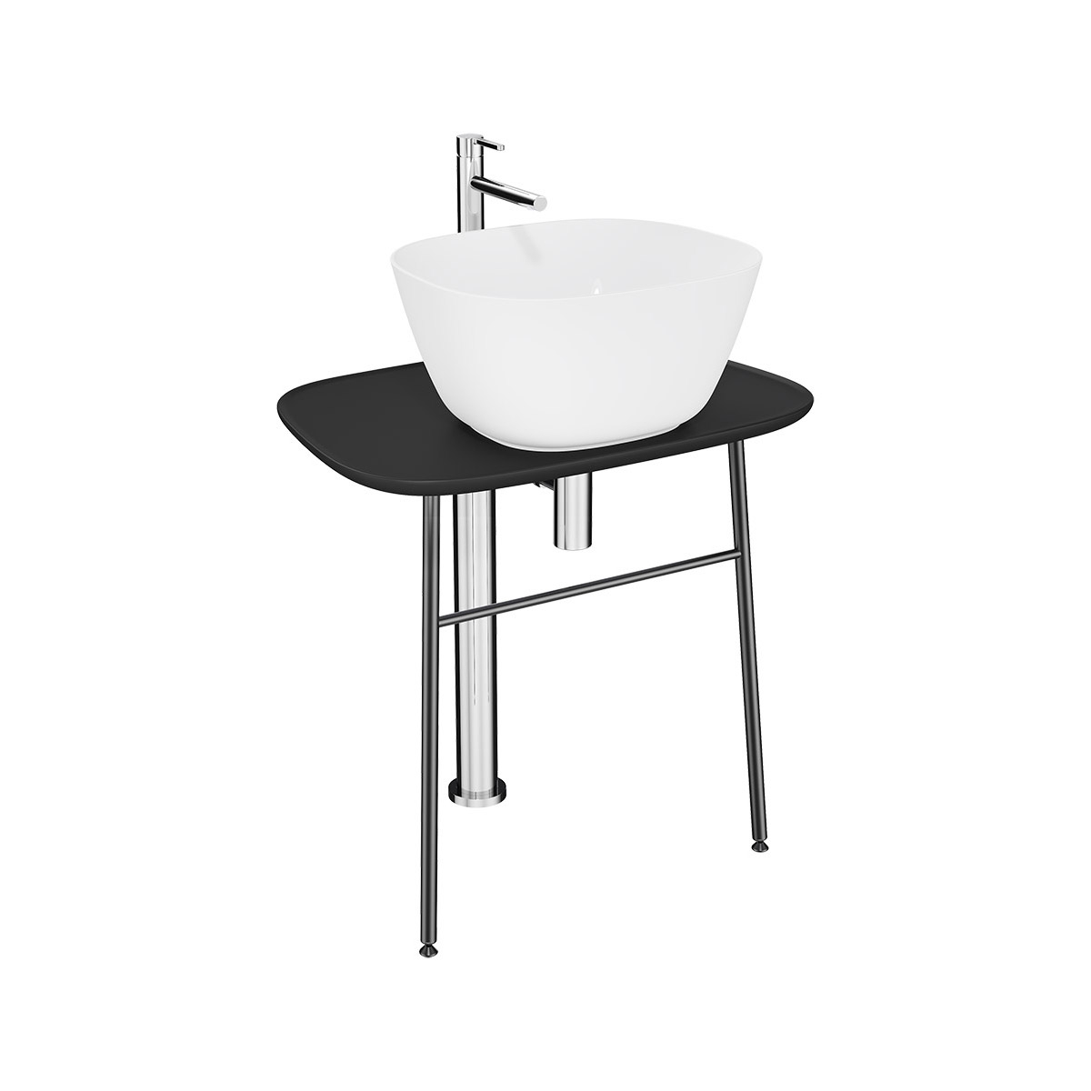 Plural Free-Standing Washbasin Unit