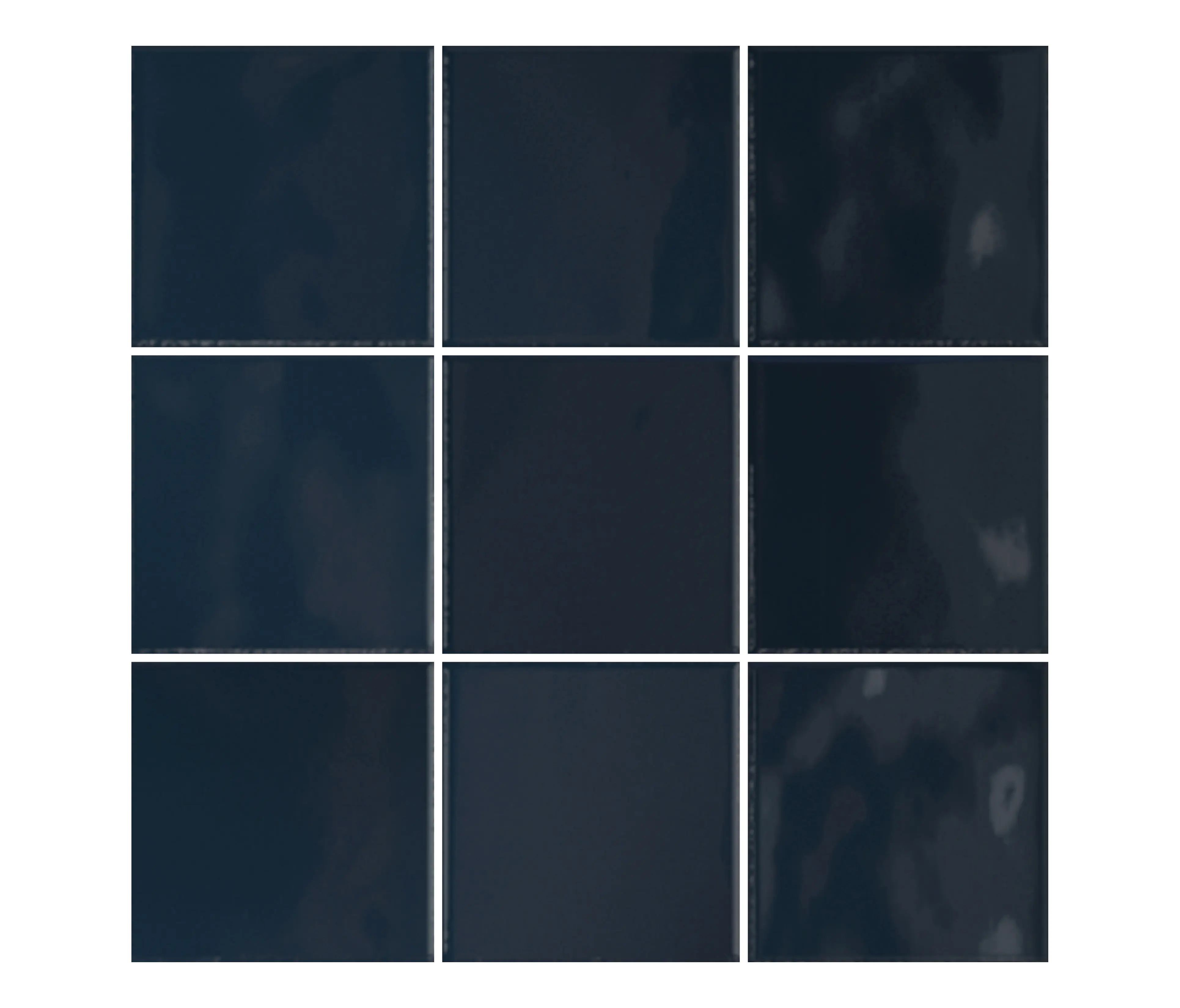 VitrA Bathrooms - Retromix 10x10 Retromix Tile Saphir Blue Glossy