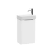 Integra Round Washbasin Unit, 45 cm, one door, compact, right