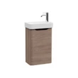 Integra Round Washbasin Unit, 45 cm, one door, compact, right