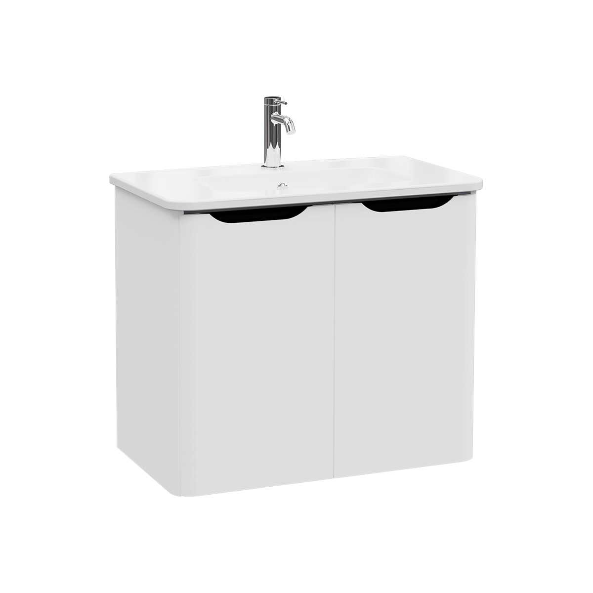 Mostrar el producto Integra Round Washbasin Unit, 80 cm, two doors del fabricante VitrA Bathrooms