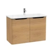 Integra Round Washbasin Unit, 100 cm, two doors