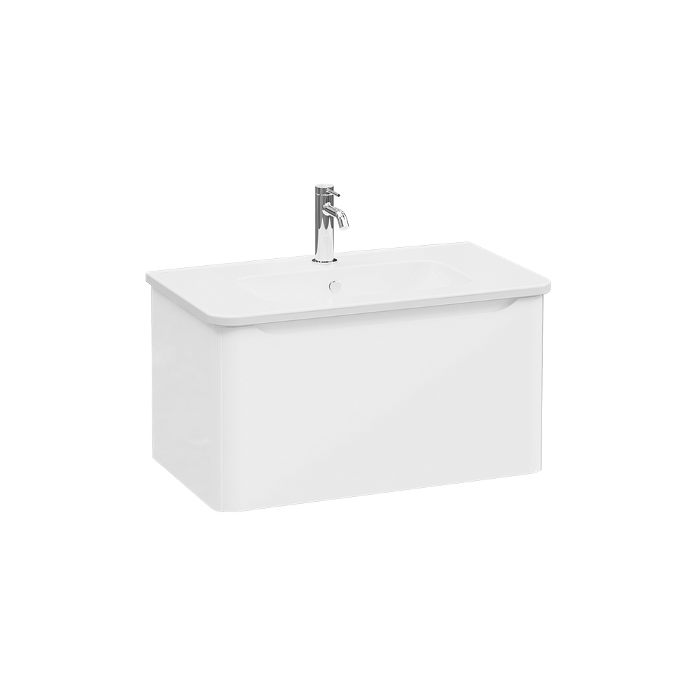 Mostrar el producto Integra Round Washbasin Unit, 80 cm, one drawer del fabricante VitrA Bathrooms