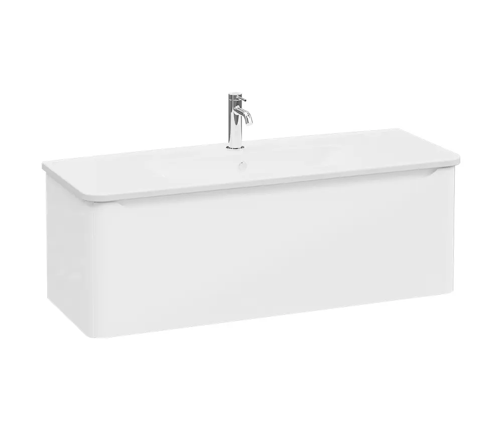 VitrA Bathrooms - Integra Round Washbasin Unit, 120 cm, one drawer
