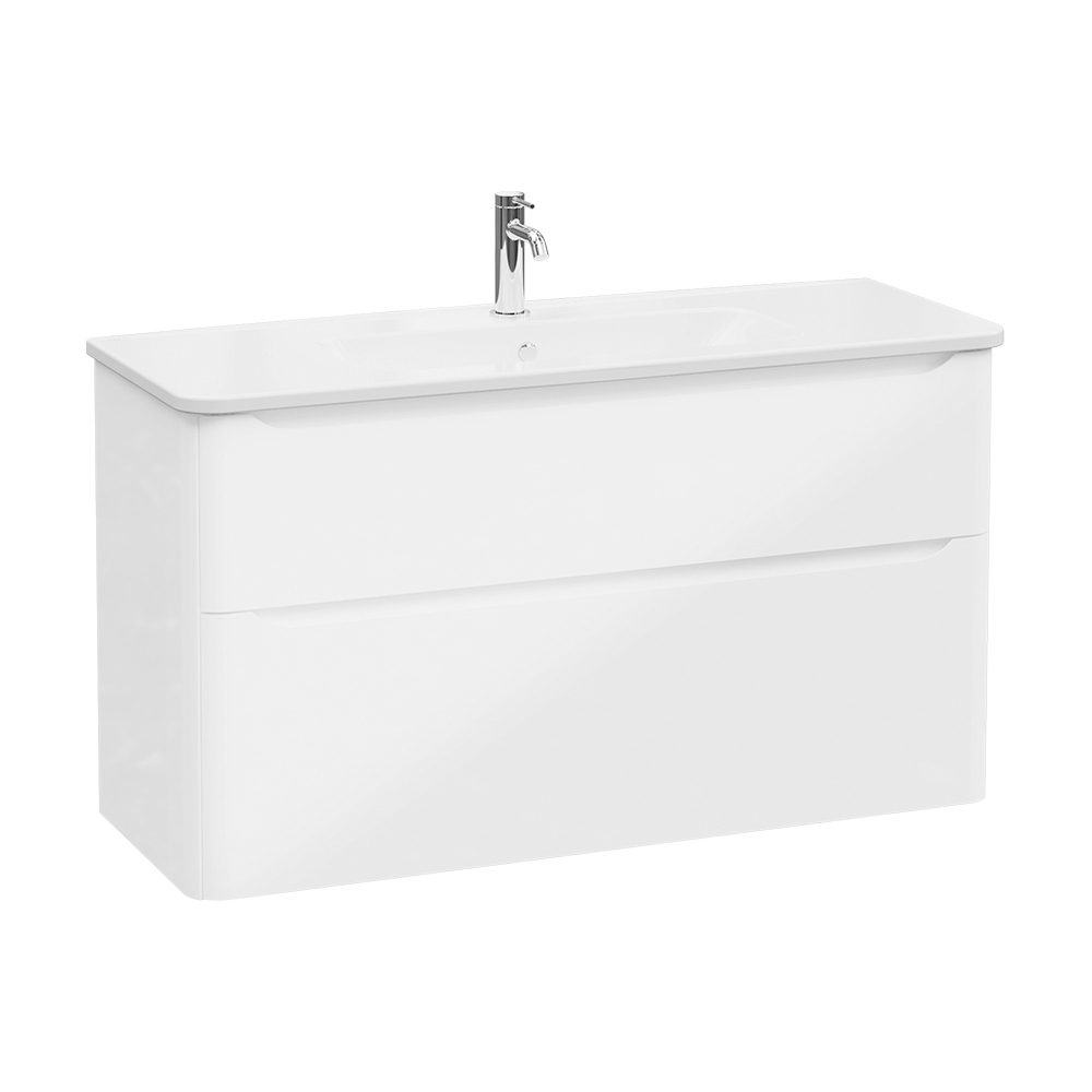 Display product Integra Round Washbasin Unit, 120 cm, two drawers from manufacturer VitrA Bathrooms