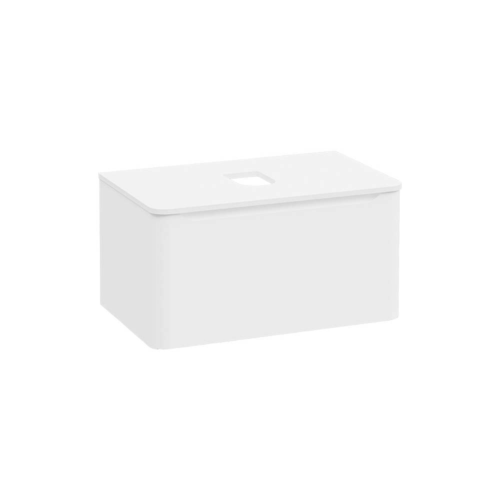 Integra Round Washbasin Unit, 80 cm, one drawer, for bowls