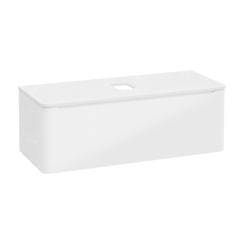 Integra Round Washbasin Unit, 120 cm, one drawer, for bowls