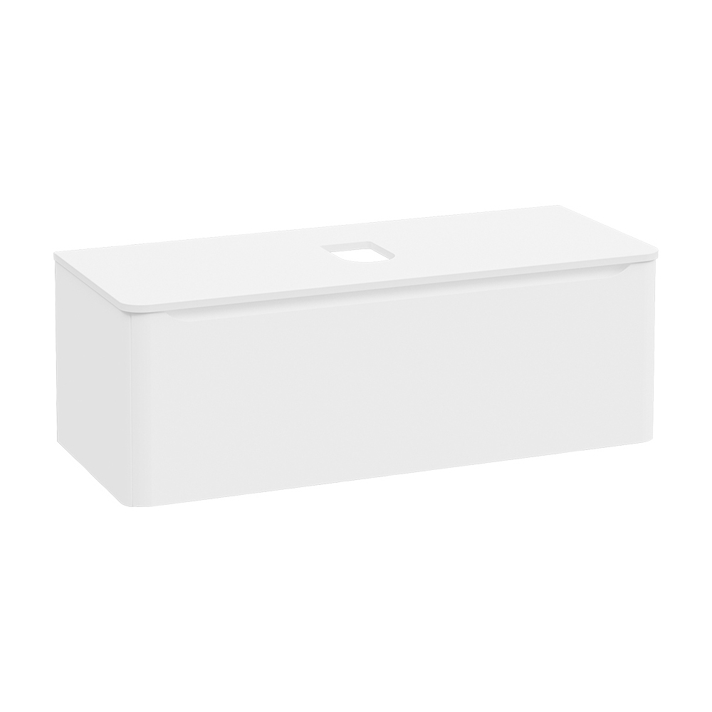 Integra Round Washbasin Unit, 120 cm, one drawer, for bowls
