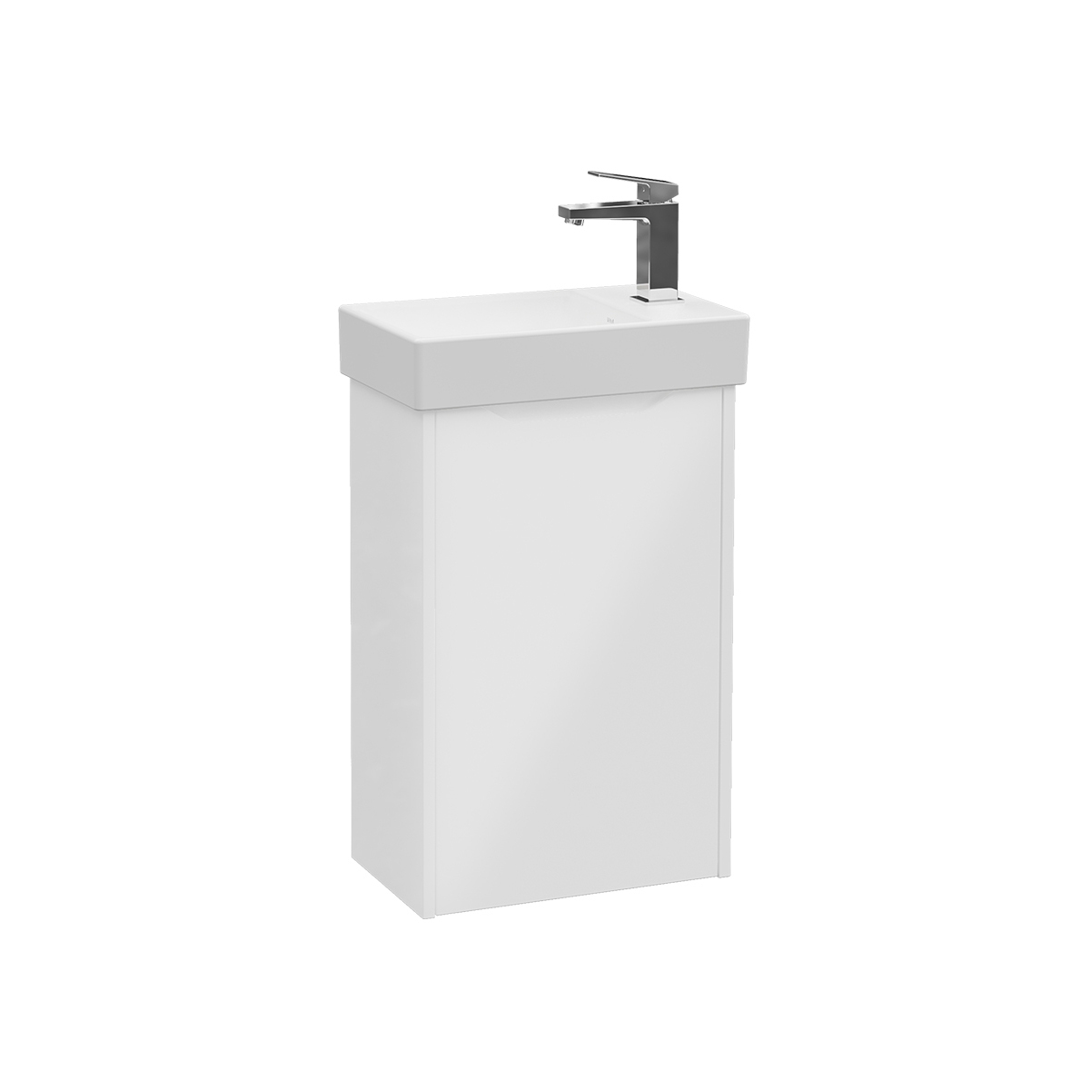 Mostrar el producto Integra Square Washbasin Unit, 45 cm, one door, compact, right del fabricante VitrA Bathrooms