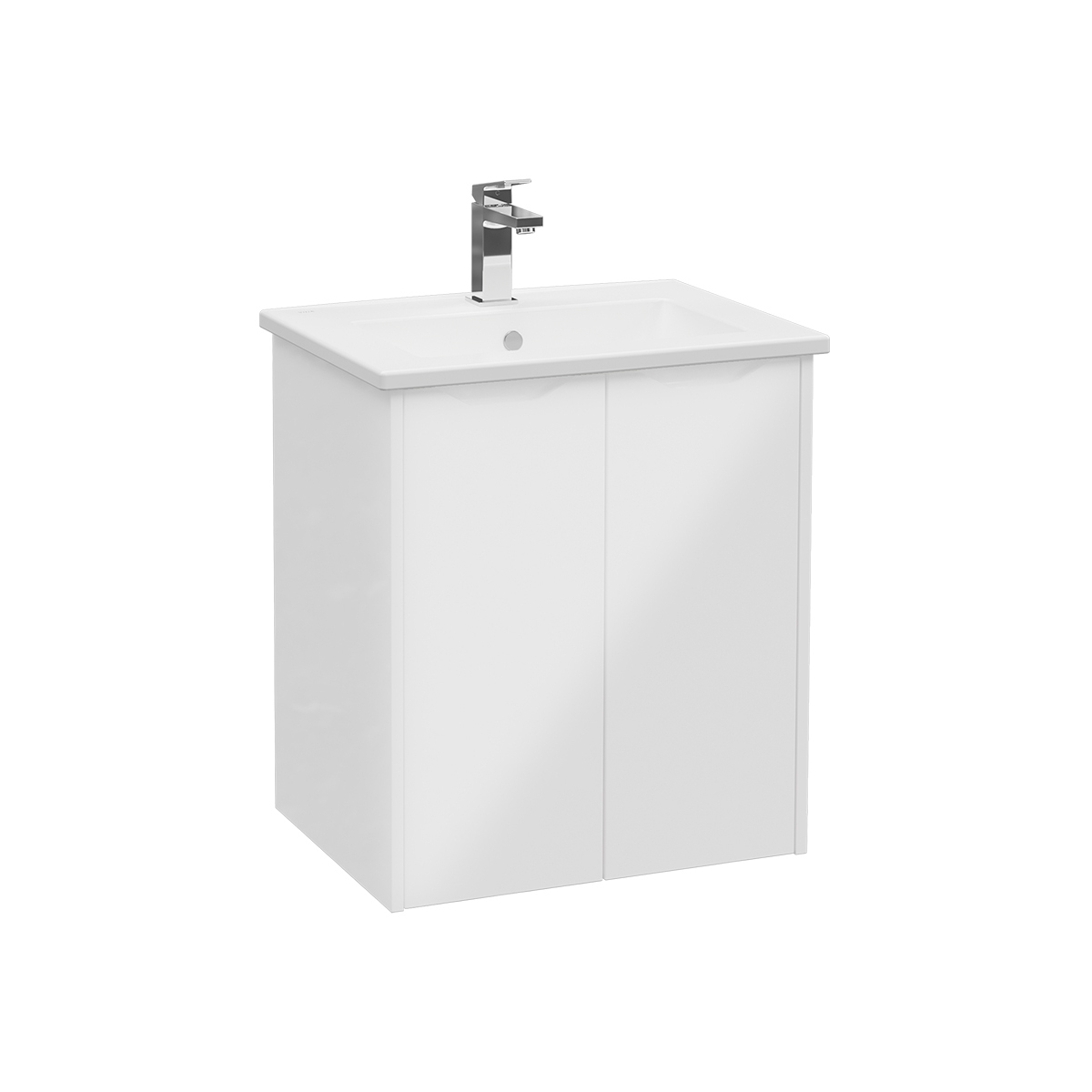 Mostrar el producto Integra Square Washbasin Unit, 60 cm, two doors del fabricante VitrA Bathrooms