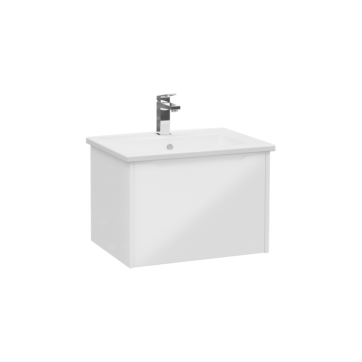 Mostrar el producto Integra Square Washbasin Unit, 60 cm, one drawer del fabricante VitrA Bathrooms