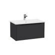 Integra Square Washbasin Unit, 80 cm, one drawer