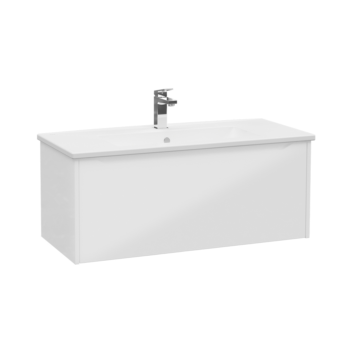 Mostrar el producto Integra Square Washbasin Unit, 100 cm, one drawer del fabricante VitrA Bathrooms