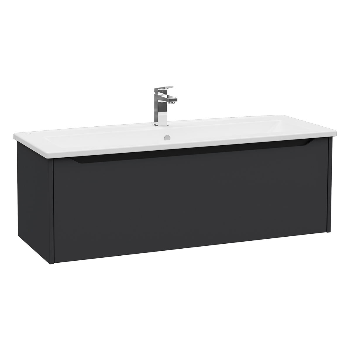 Integra Square Washbasin Unit, 120 cm, one drawer