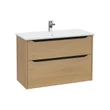 Integra Square Washbasin Unit, 100 cm, two drawers