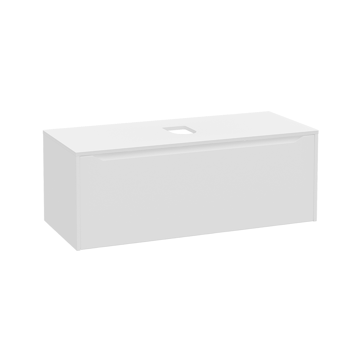Integra Square Washbasin Unit, 120 cm, one drawer, for bowls