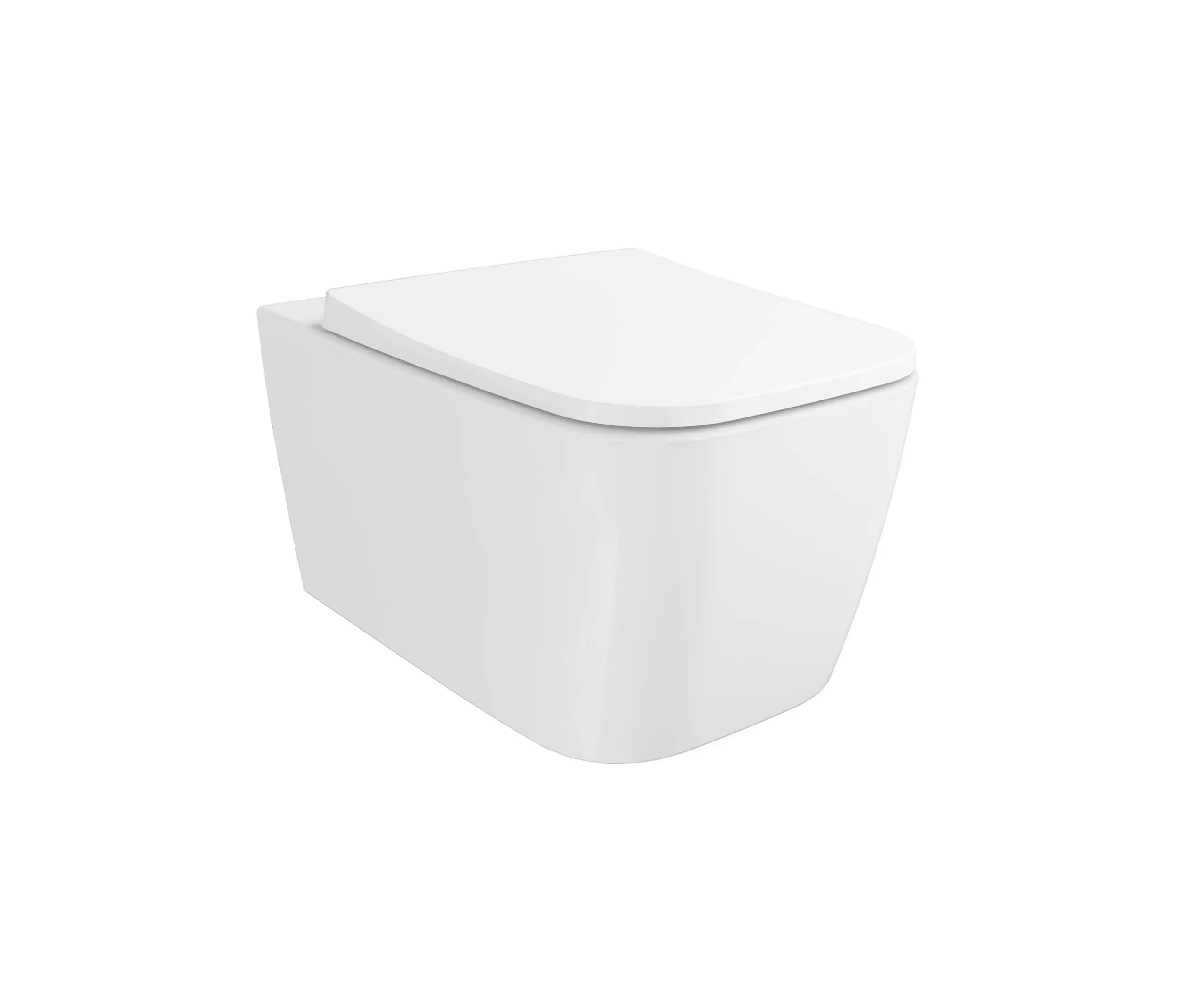 VitrA Bathrooms - QuantumFlush wall-hung WC pan, 56 cm Hidden fixation, clean