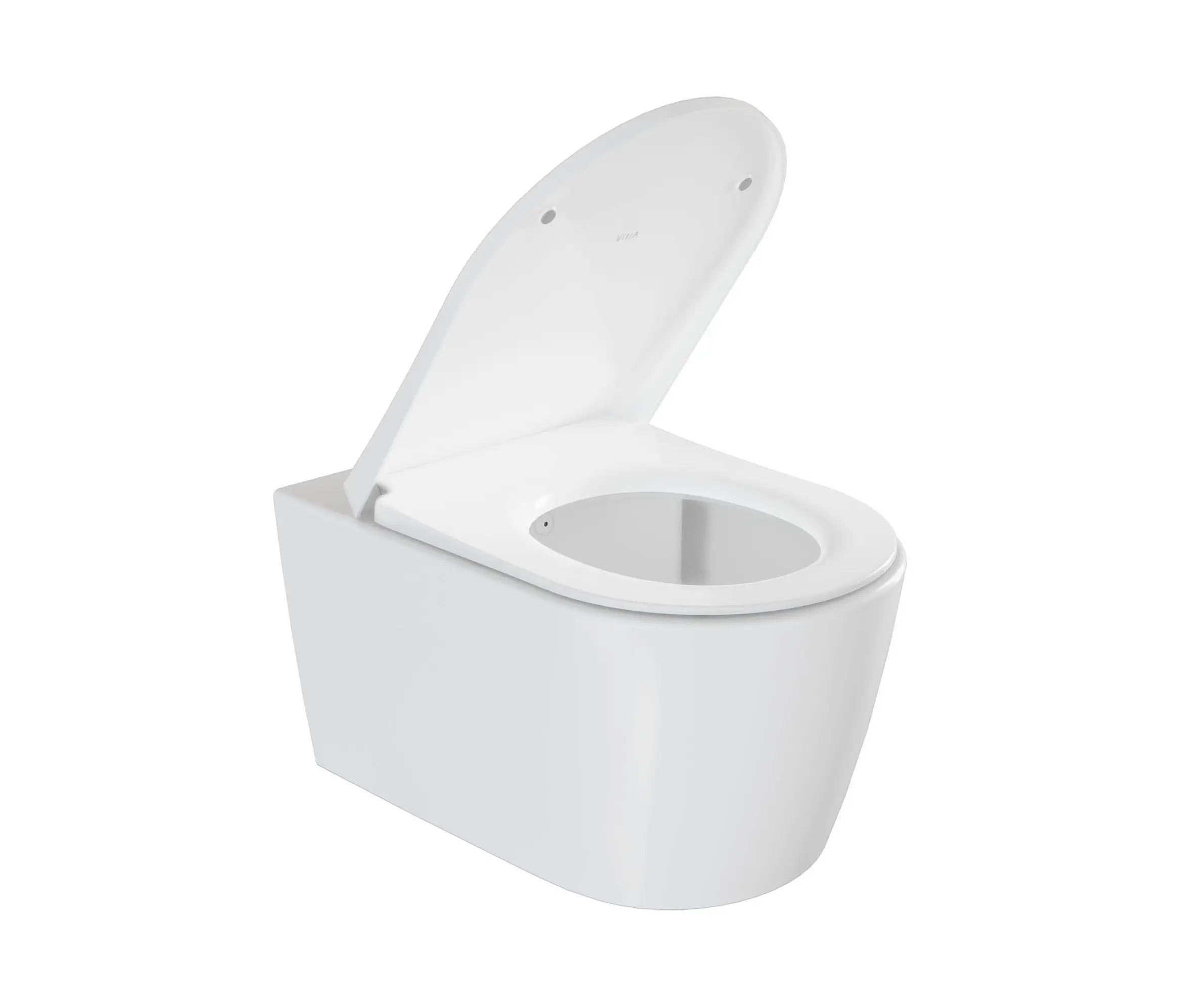 VitrA Bathrooms - QuantumFlush wall-hung WC pan, 56 cm Hidden fixation, clean