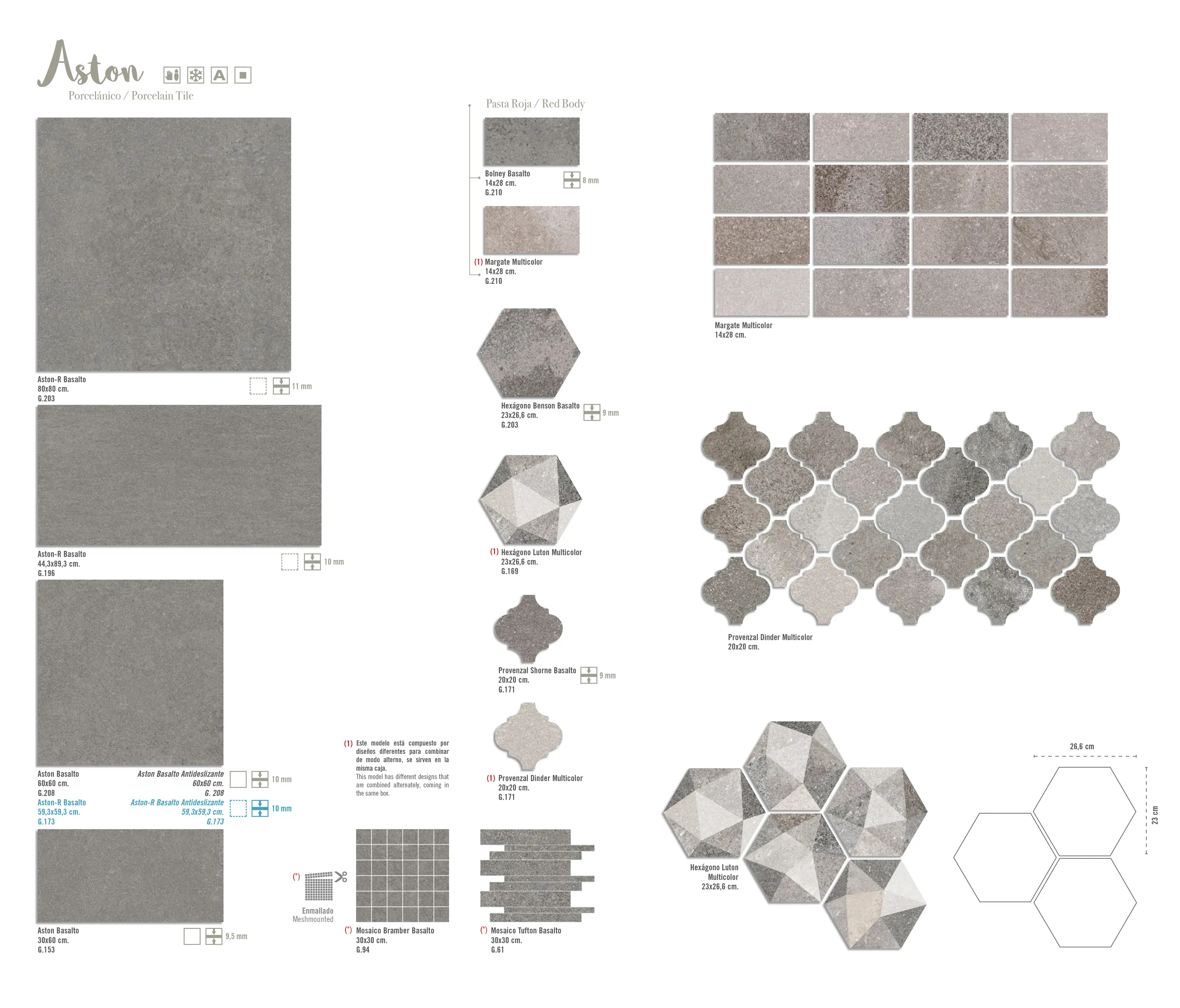 VIVES Cerámica - Aston | Provenzal Shorne Gris