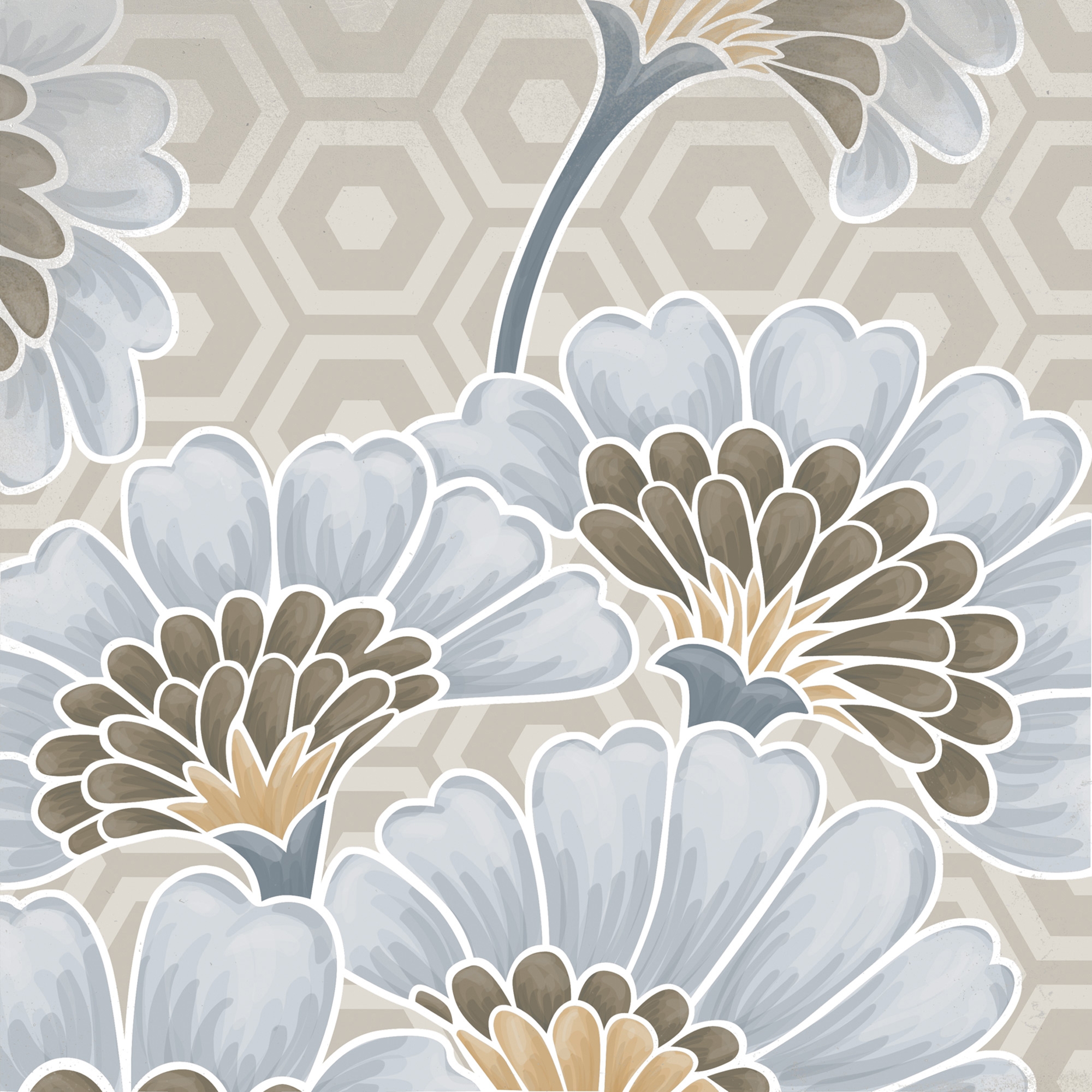 Display product Vodevil | Flore gris from manufacturer VIVES Cerámica