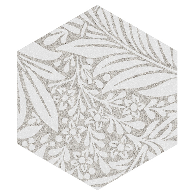 Seine | Hexágono Duroc Multicolor Gris