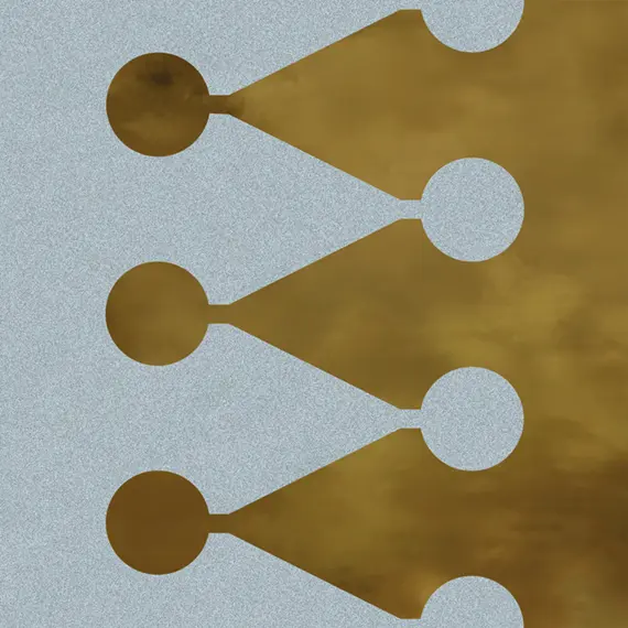 VIVES Cerámica - Filippo Soul Blasón Azul Oro