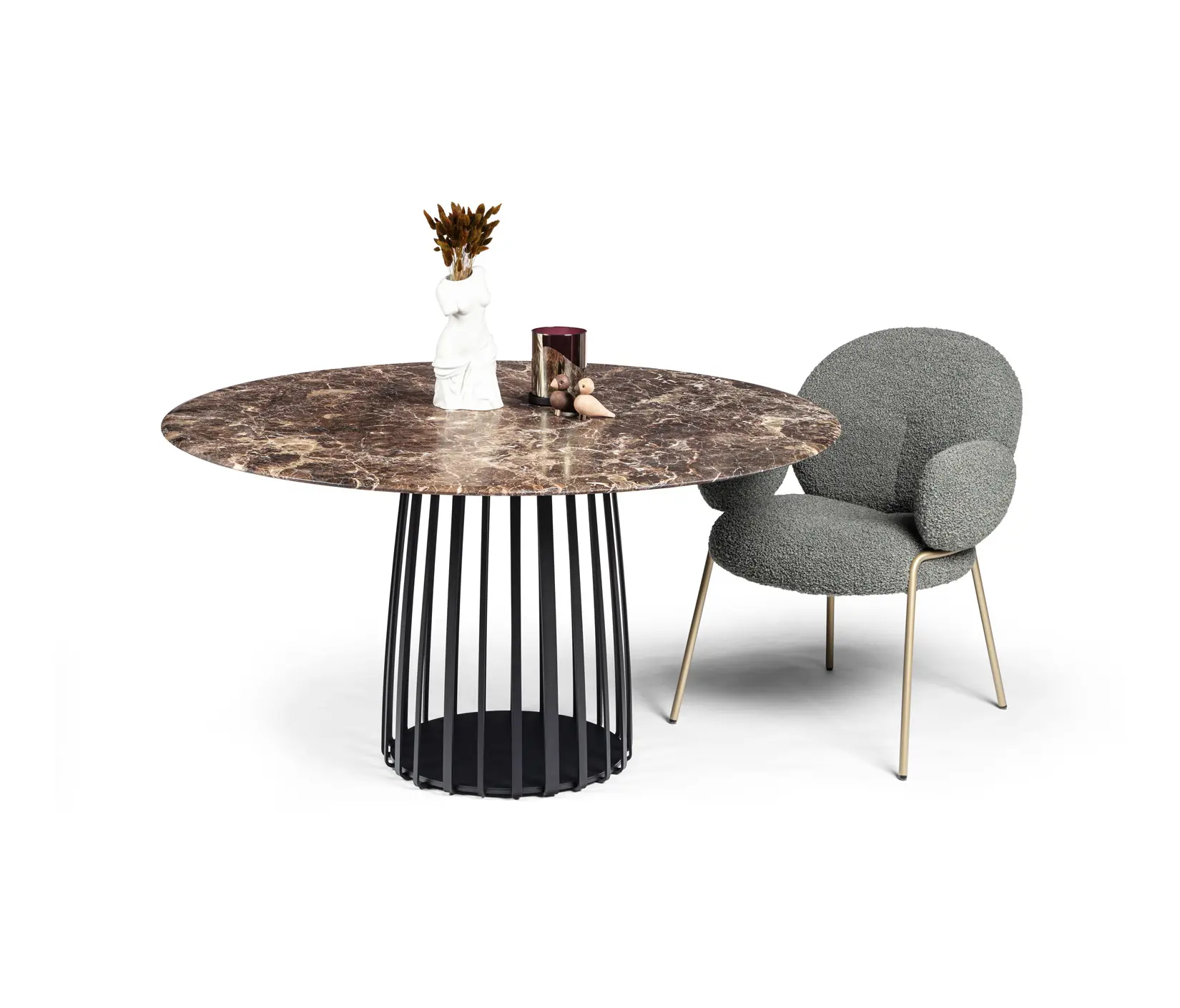Janua - BC 07 Basket Table round Stone