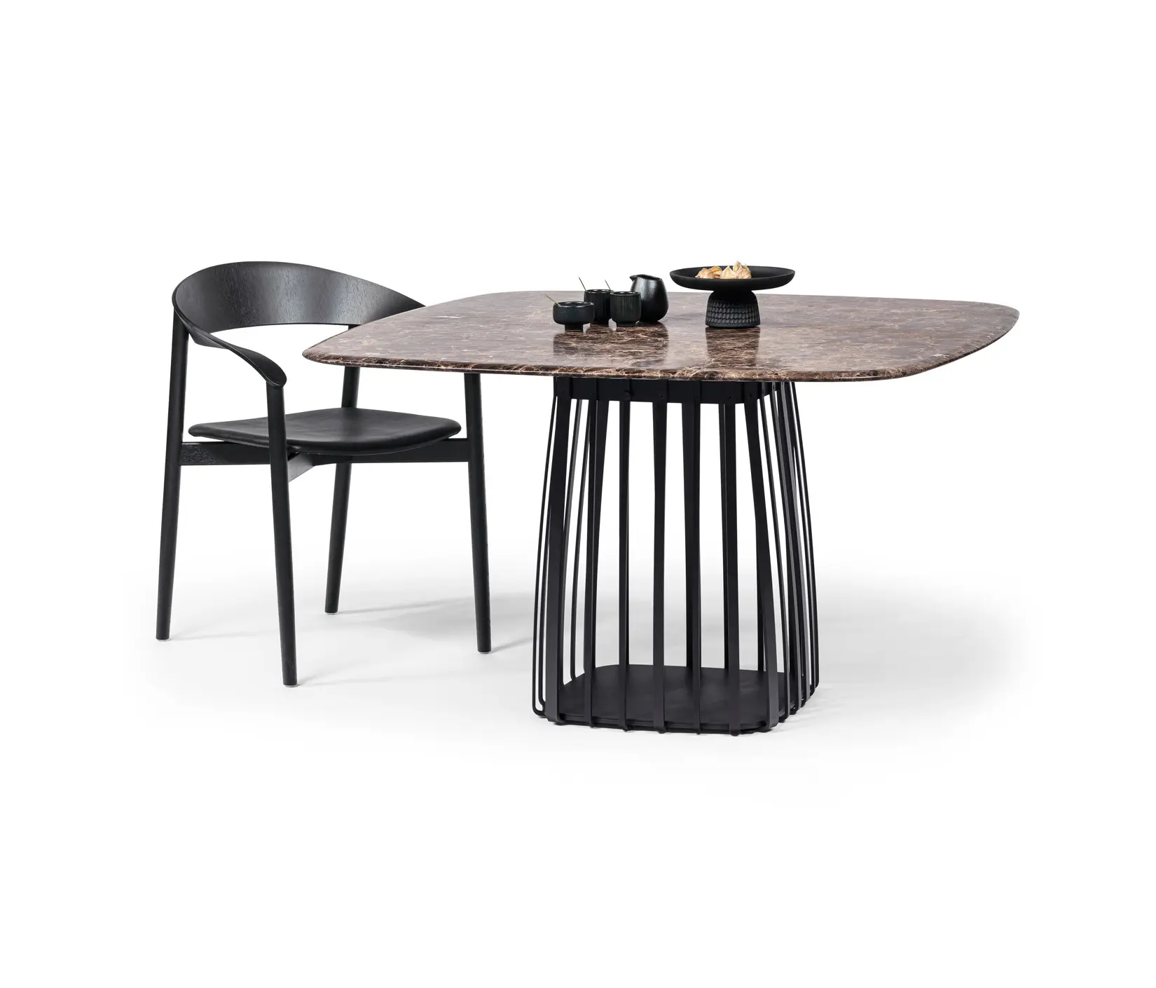 Janua - BC 07 Basket Table square stone