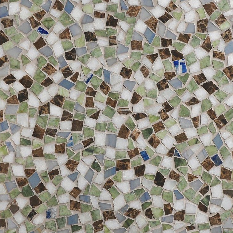 Mostrar el producto Mosaic Masterworks Cosmos Field-Lazuli Bunting del fabricante Complete Tile Collection