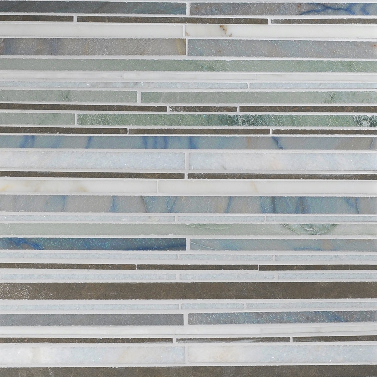 Mostrar el producto Mosaic Masterworks Random Stripes I del fabricante Complete Tile Collection