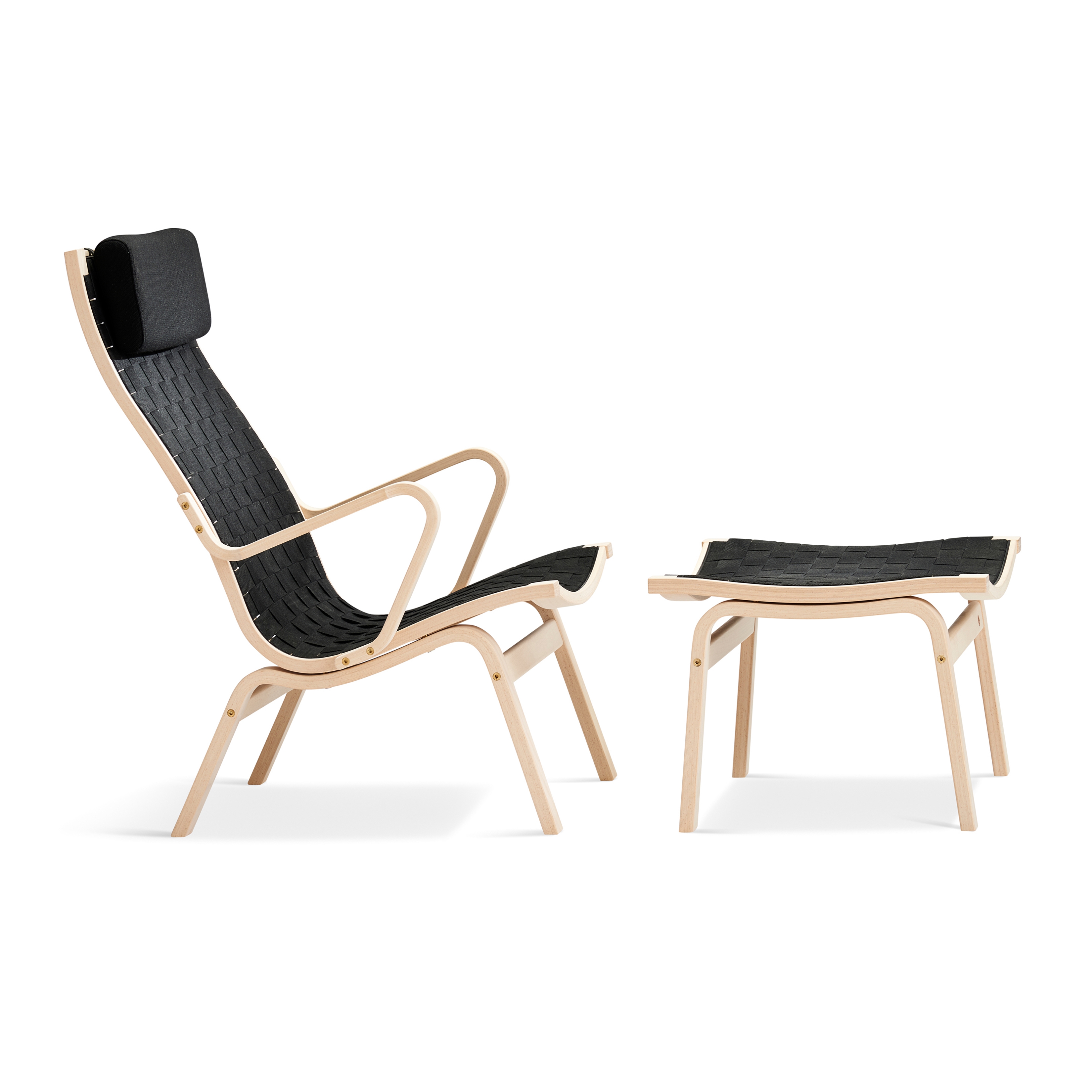 Vertoon produk Albert Armchair with footstool van vervaardiger Stouby