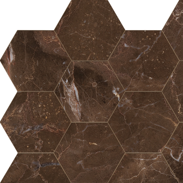 Display product Anima Decors Esagono | Dark Emperador from manufacturer Caesar