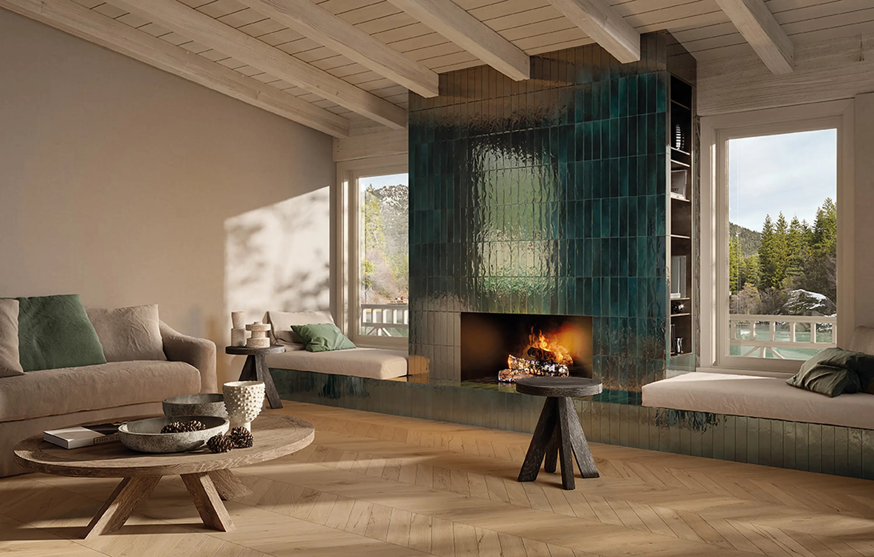 Fap Ceramiche - Glim Gemme Salvia Macromosaico Matt 30X30