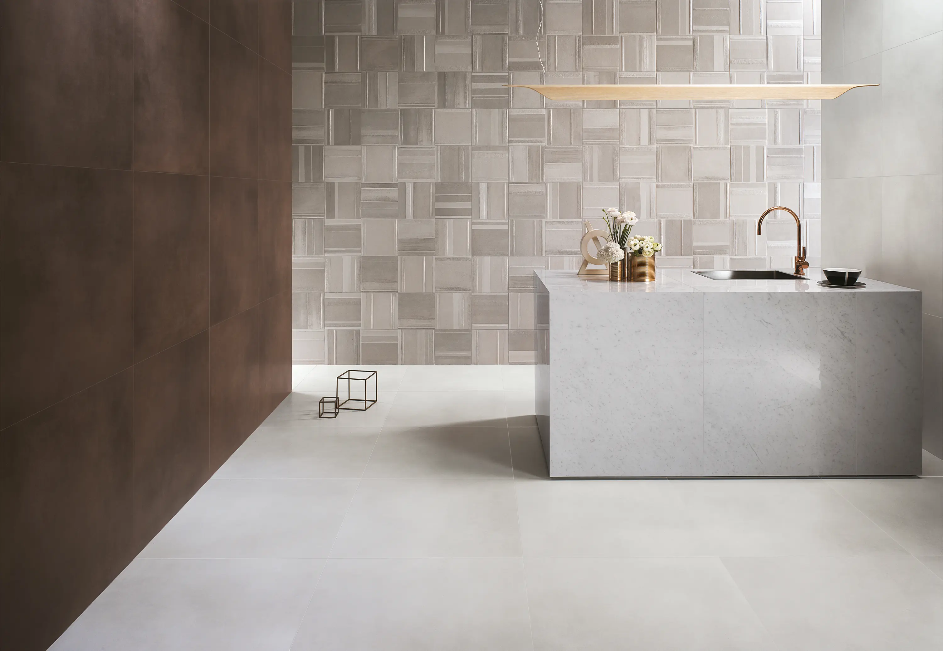 Fap Ceramiche - Milano&Floor Bianco Macromosaico Anticato Matt