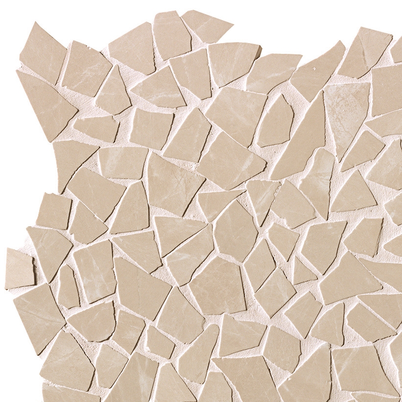 Vertoon produk Roma Diamond Beige Duna Schegge Macromosaico van vervaardiger Fap Ceramiche