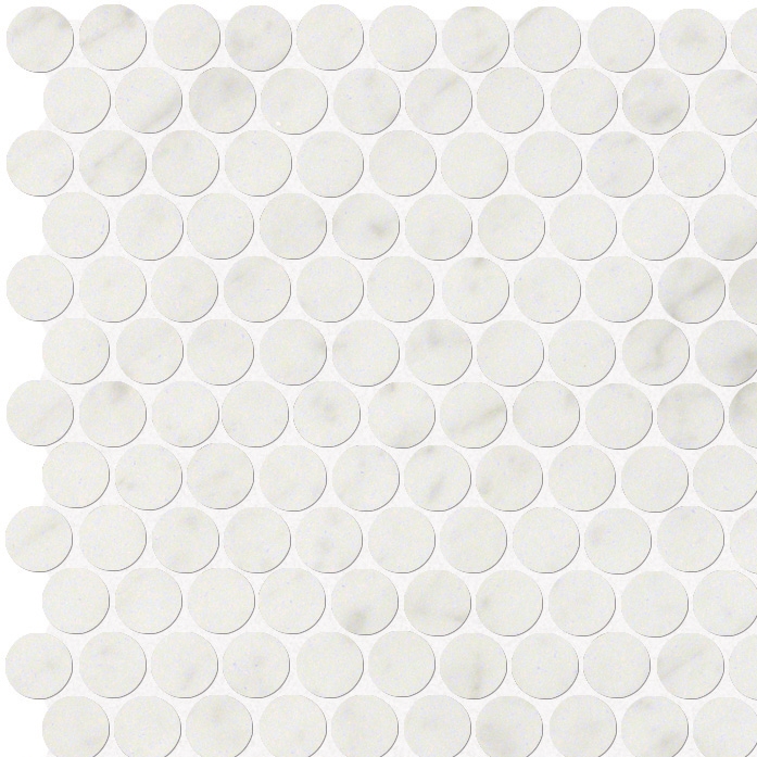 Roma Diamond Carrara Round Mosaico