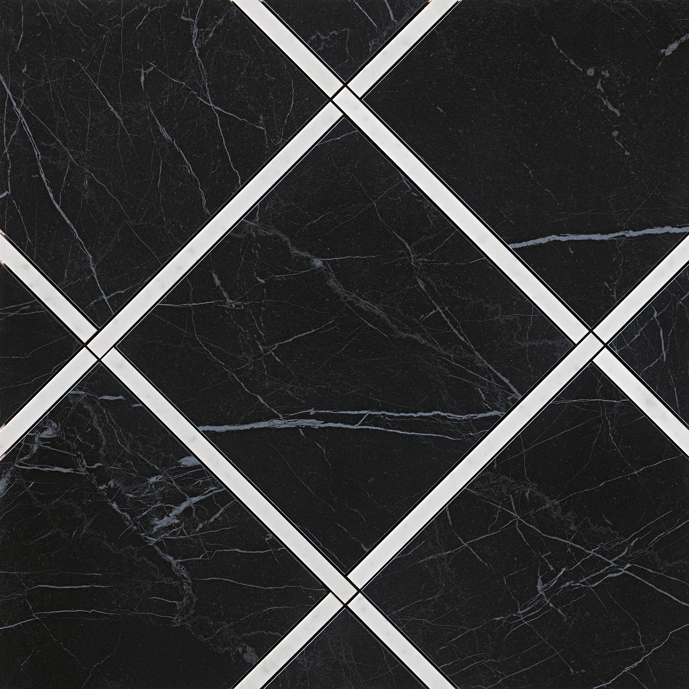 Roma Diamond Incroci Nero Reale Carrara