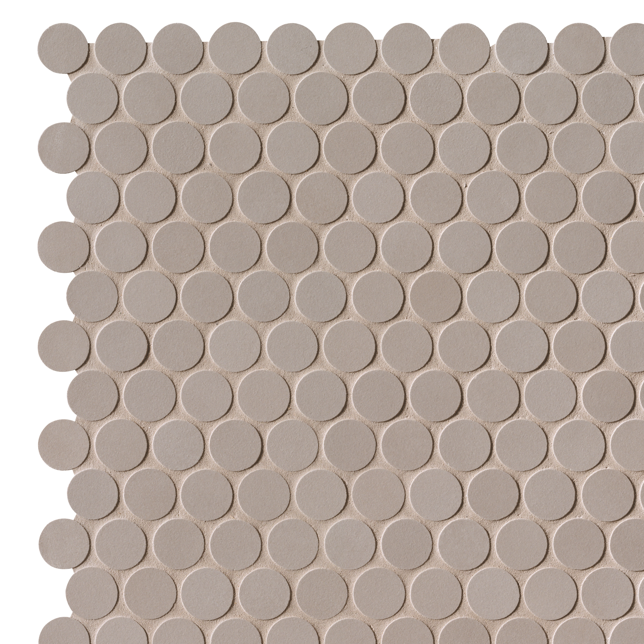 Milano&Floor Tortora Round Mosaico Matt