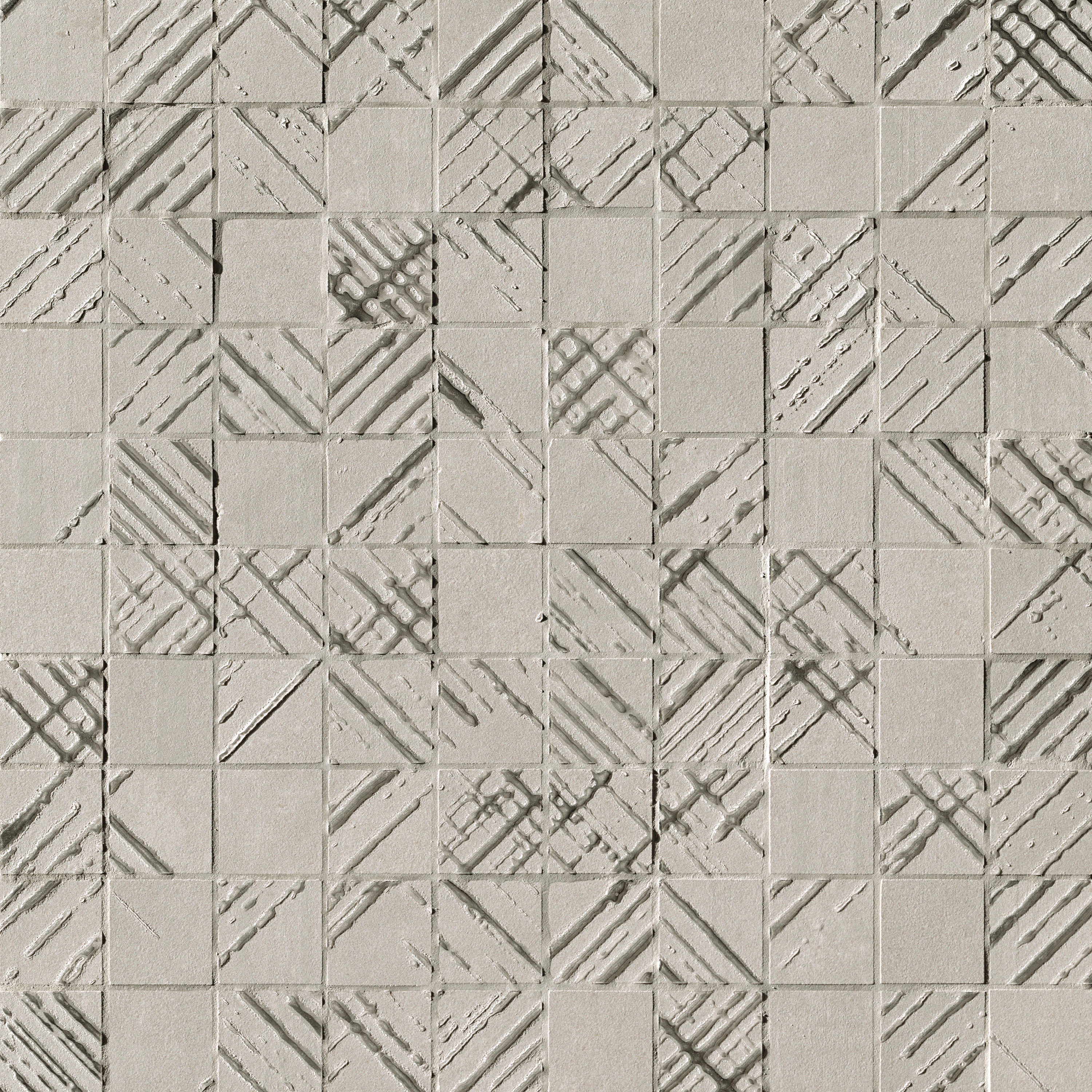 Bloom Metal Grey Silver Mosaico