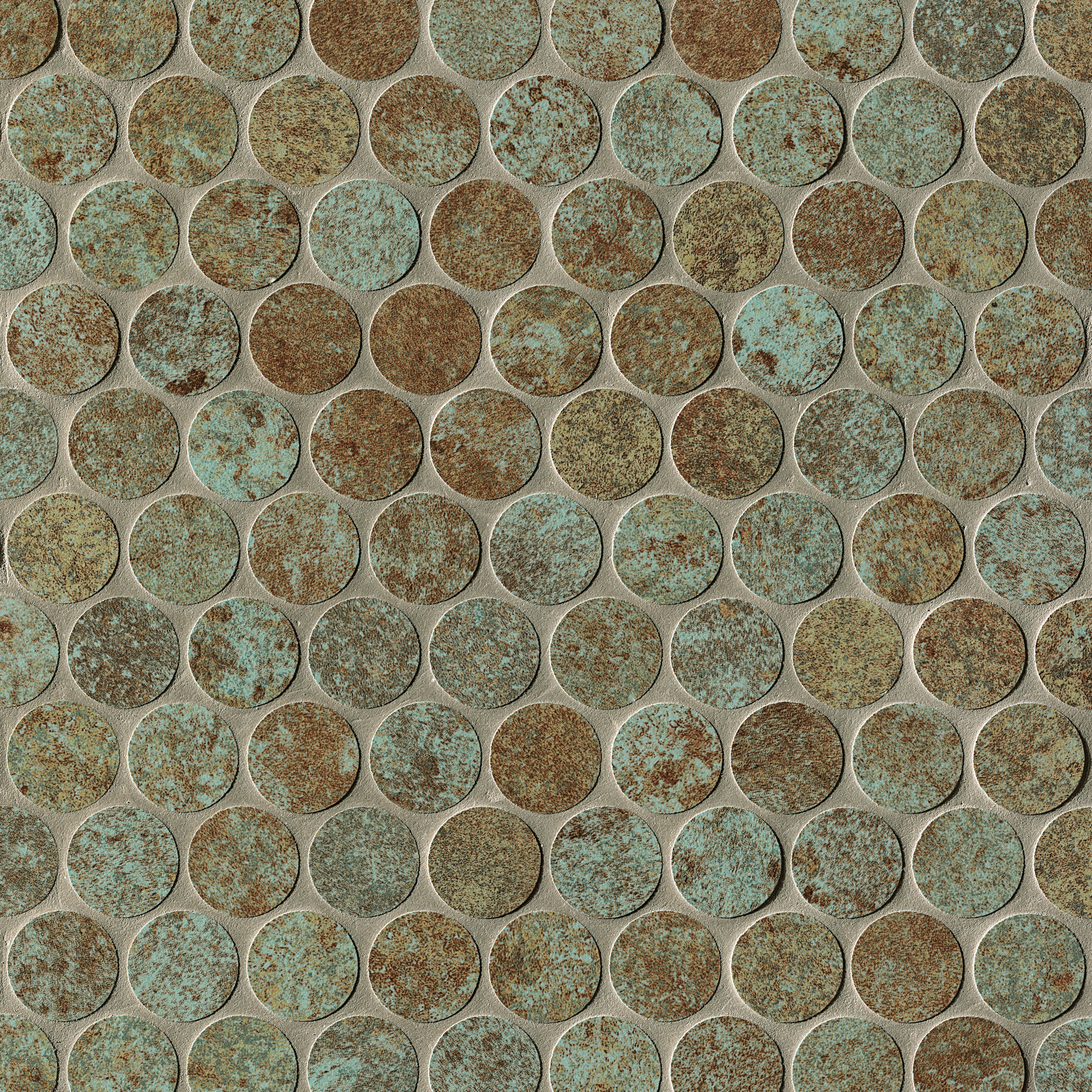 Mostrar el producto Sheer Deco Rust Round Mosaico 29,5X35 del fabricante Fap Ceramiche