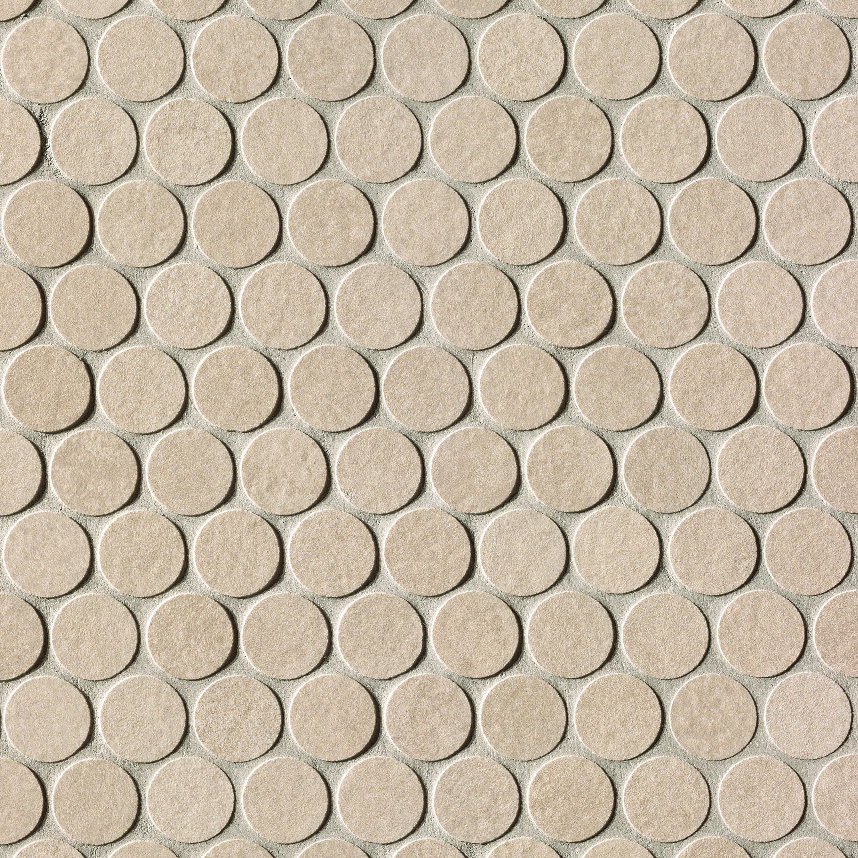 Summer Sabbia Gres Round Mosaico 29,5X35 R10