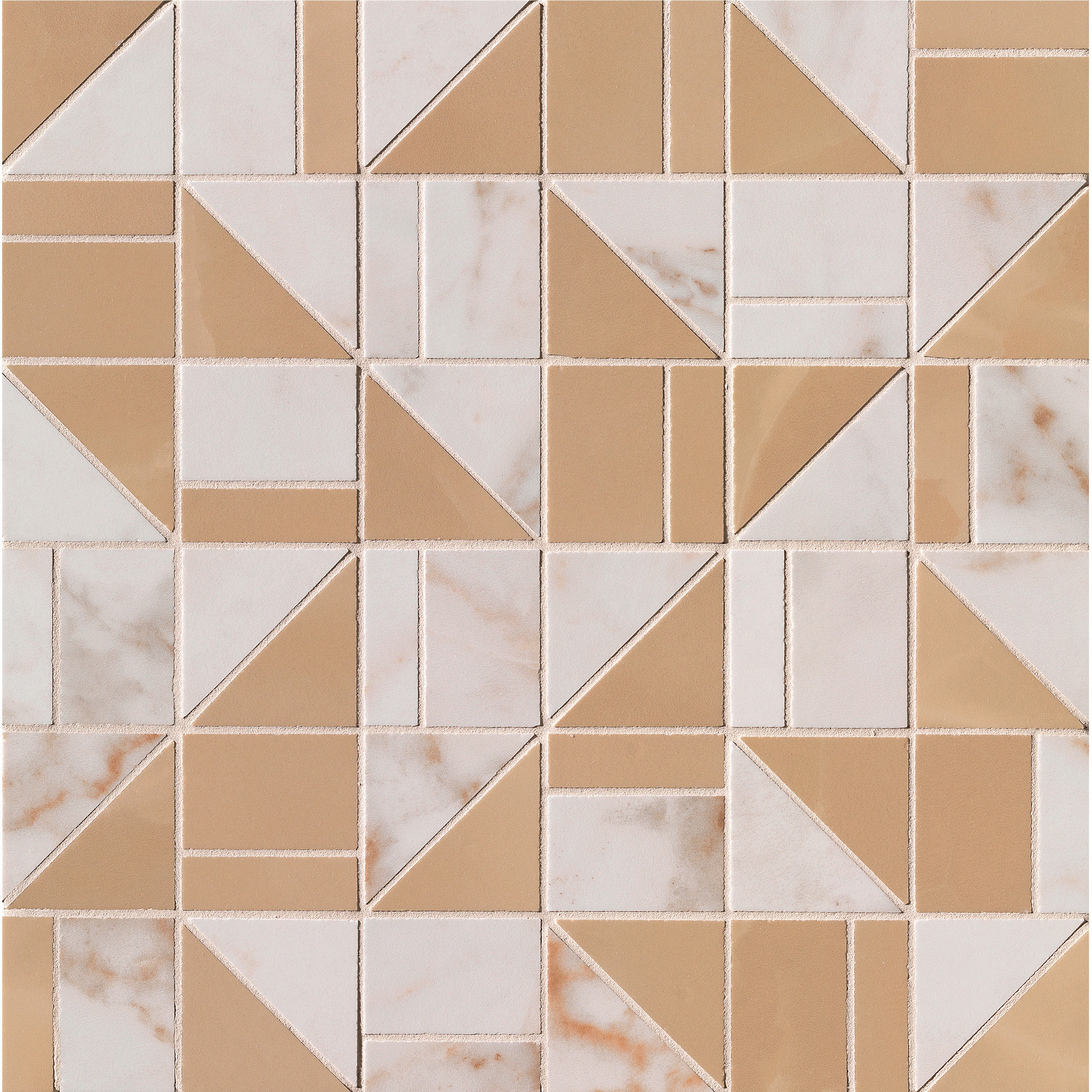 Afficher le produit Roma Gold Calacatta Delicato / Onice Miele Slash Mosaico 30,5X30,5 du fabricant Fap Ceramiche