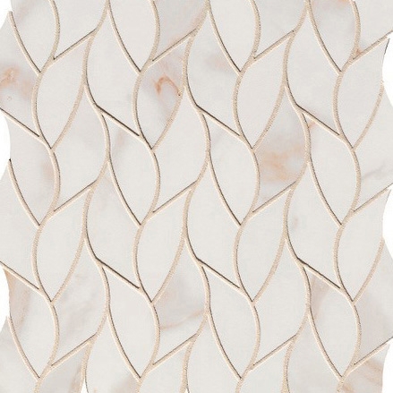Mostra il prodotto Roma Gold Calacatta Delicato Leaves Mosaico Brillante 25,9X30,9 del produttore Fap Ceramiche