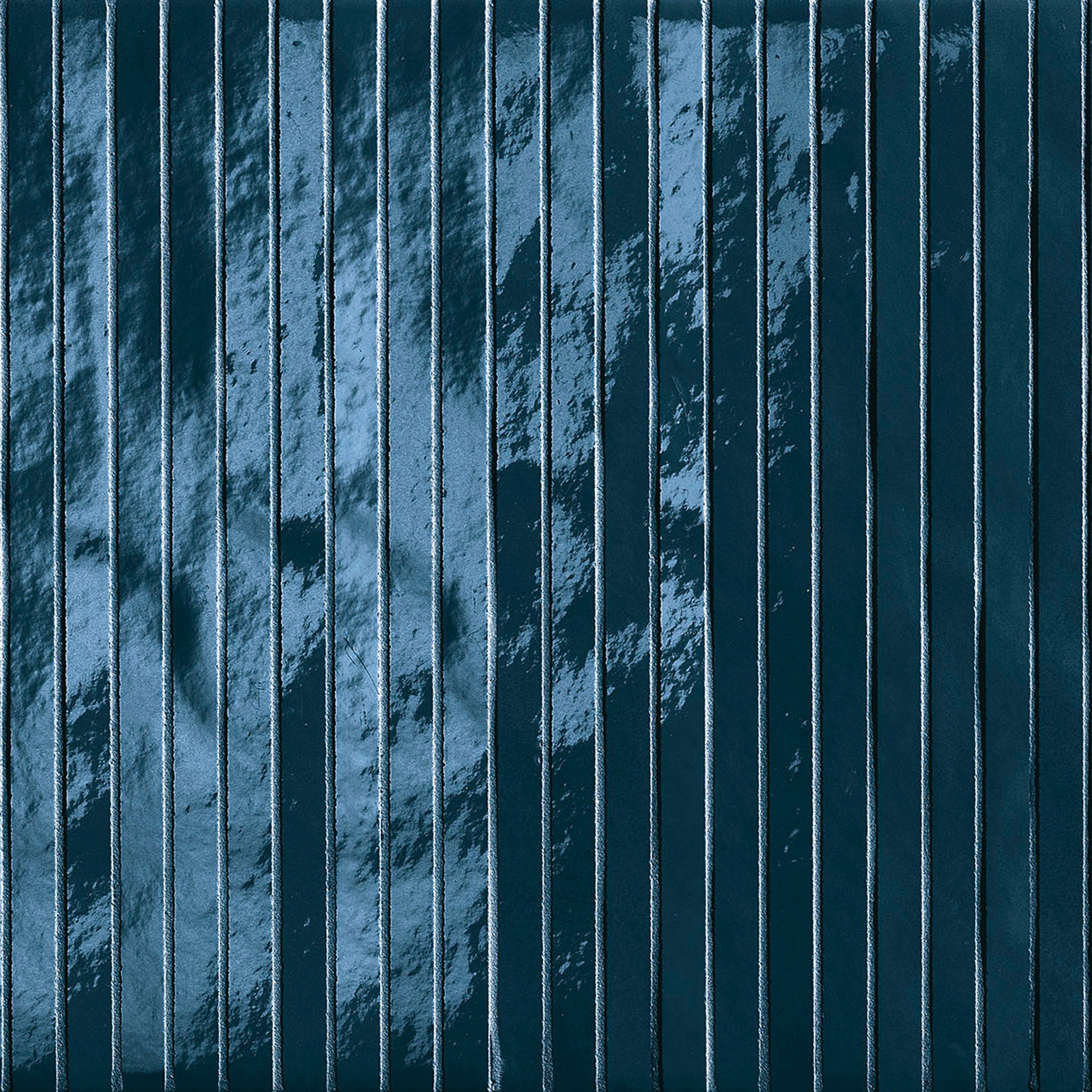 Glim Blu Navy Tratti Mosaico Brillante 24,5X30,5